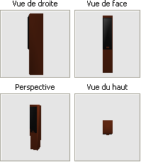 enceinte colonne - brown
